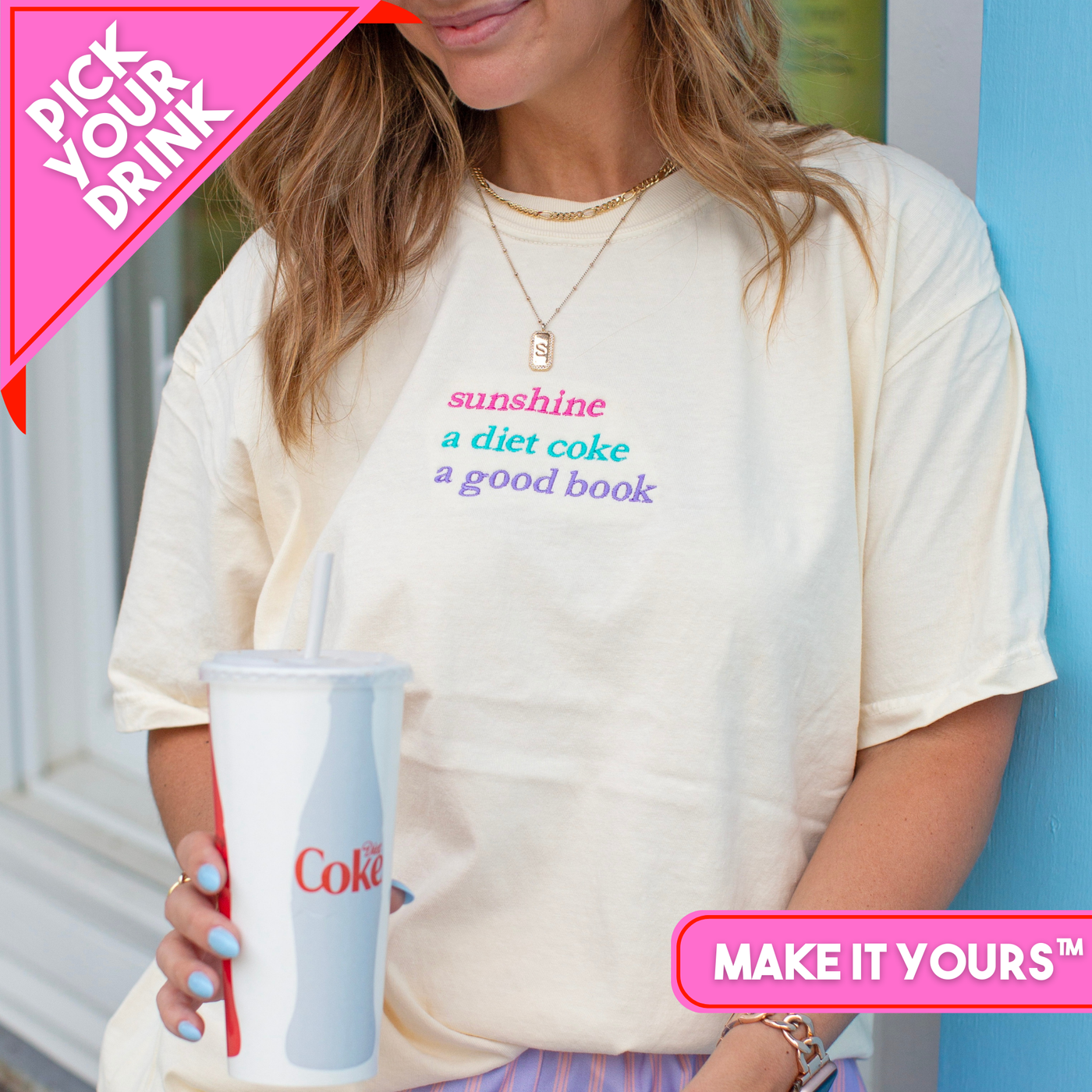 Make It Yours™ A Book and a Bev T-Shirt