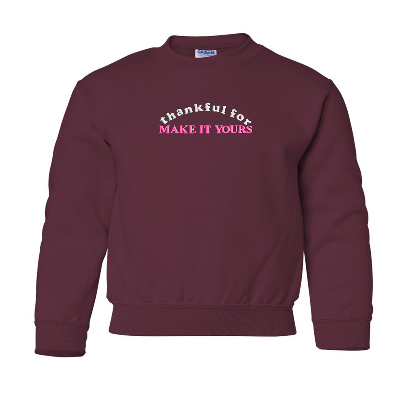 Kids Make It Yours™ 'Thankful For' Crewneck Sweatshirt