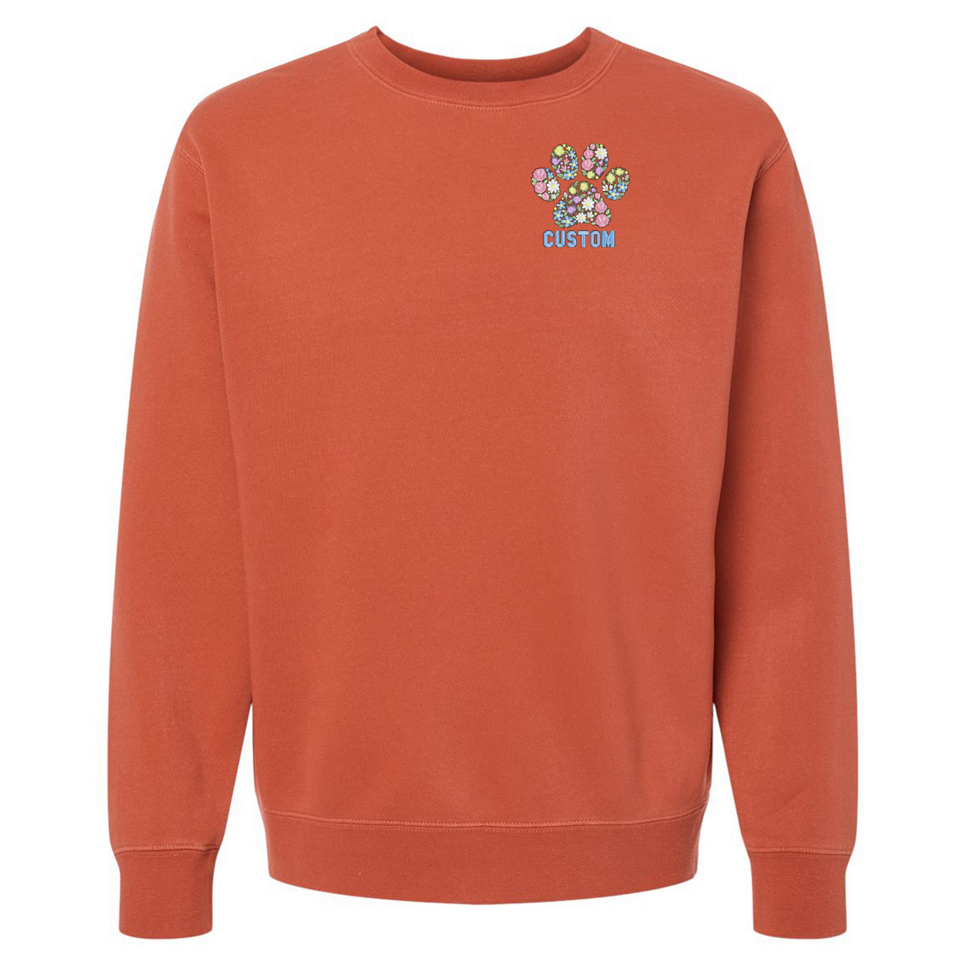 Make It Yours™ 'Floral Paw Print' Cozy Crew