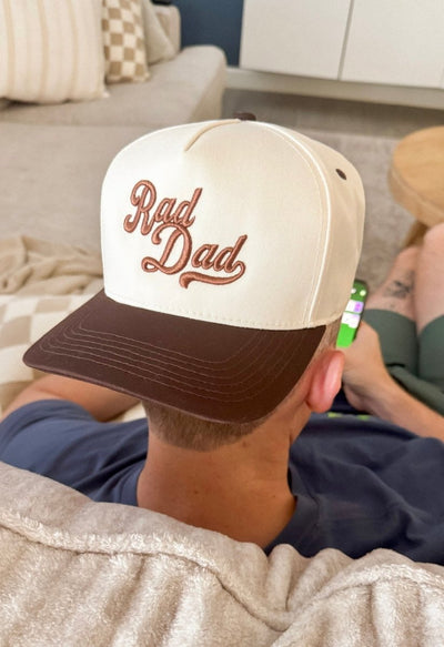 3D Embroidery 'Dad' Snapback Hat - United Monograms