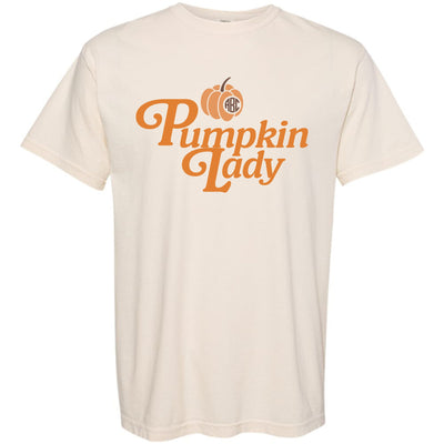 Monogramed 'Pumpkin Lady' T-Shirt