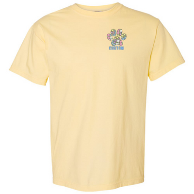 Make It Yours™ 'Floral Paw Print' T-Shirt