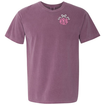 Monogrammed 'Bow' T-Shirt
