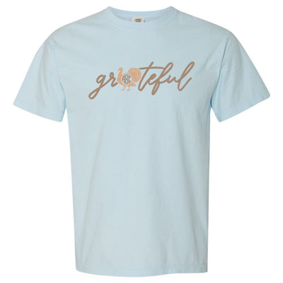 Monogrammed 'Grateful' T-Shirt