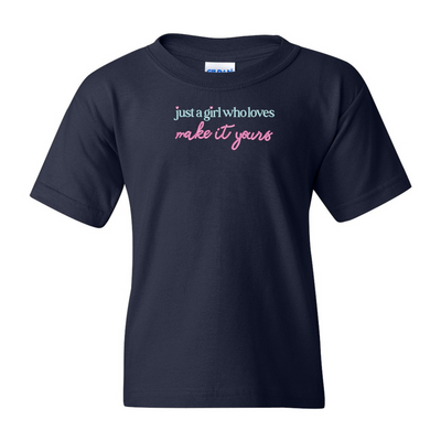Kids Make It Yours™ 'Just A Girl Who Loves' T-Shirt
