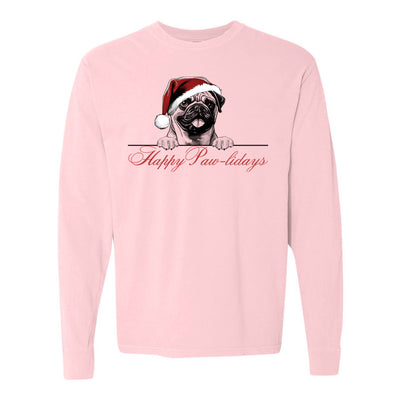 Make It Yours™ 'Happy Paw-lidays' Long Sleeve