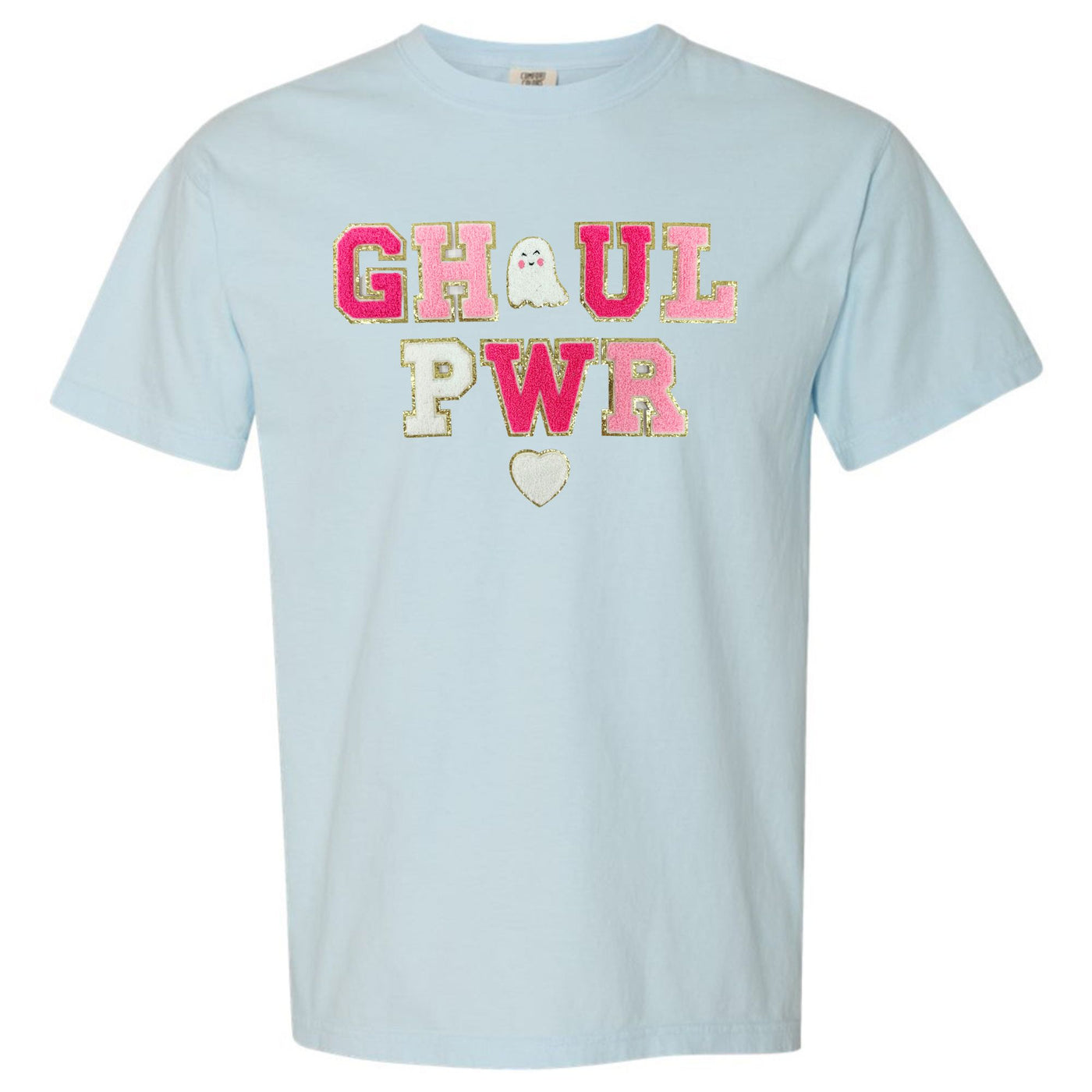 'Ghoul Pwr' Letter Patch Comfort Colors T-Shirt