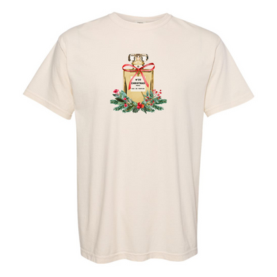 Number 25 Christmas Perfume Comfort Colors T-Shirt