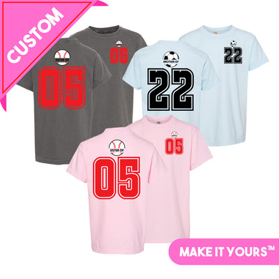 Kids Make It Yours™ 'Sports Fan' Front & Back T-Shirt