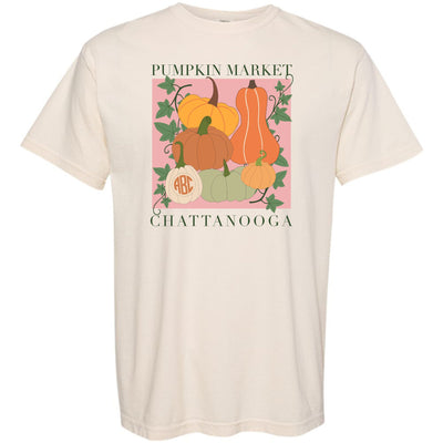 Monogrammed 'Pumpkin Market' T-Shirt