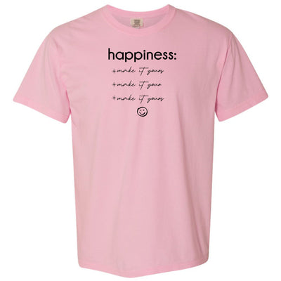 Make It Yours™ 'Happiness Checklist' T-Shirt