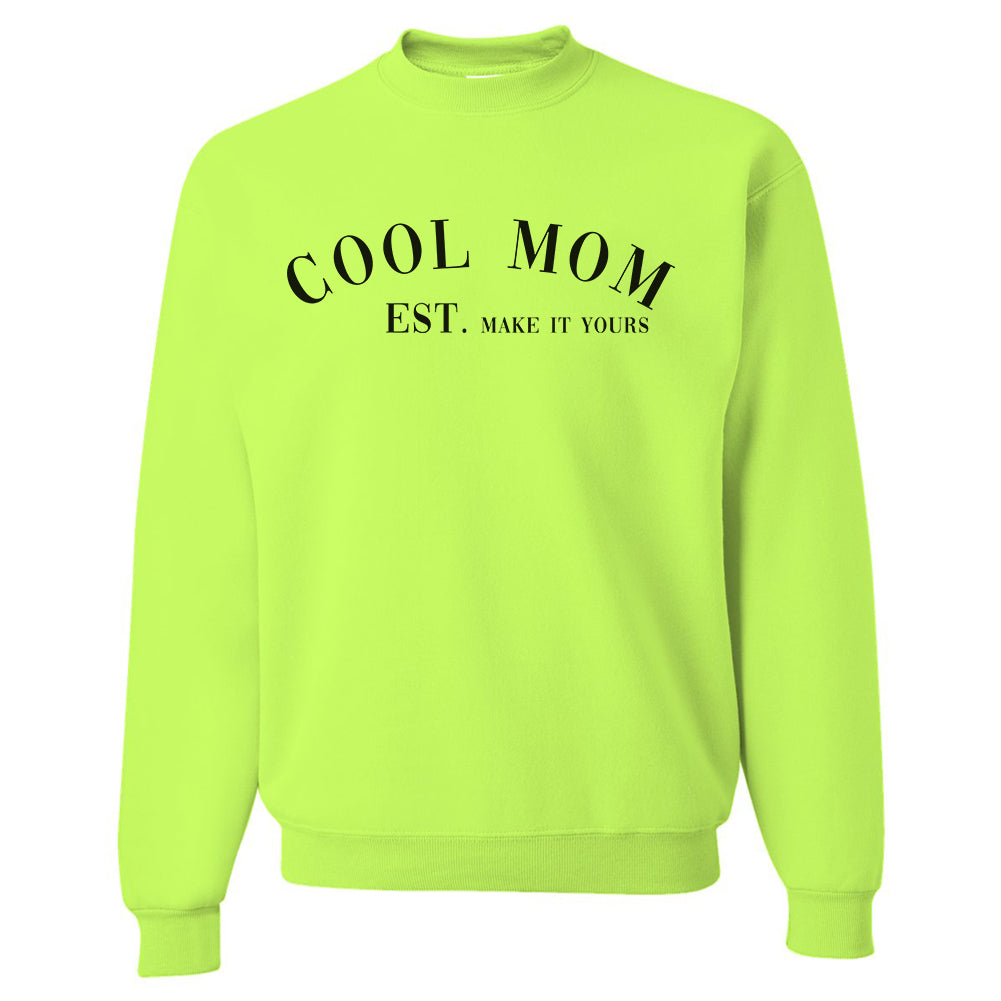 Make It Yours™ 'Cool Mom' Neon Crewneck Sweatshirt