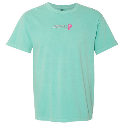 Initial 'Emotional Support Cup' T-Shirt