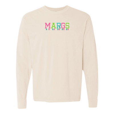 Embroidered Tasseled 'Margs' Long Sleeve
