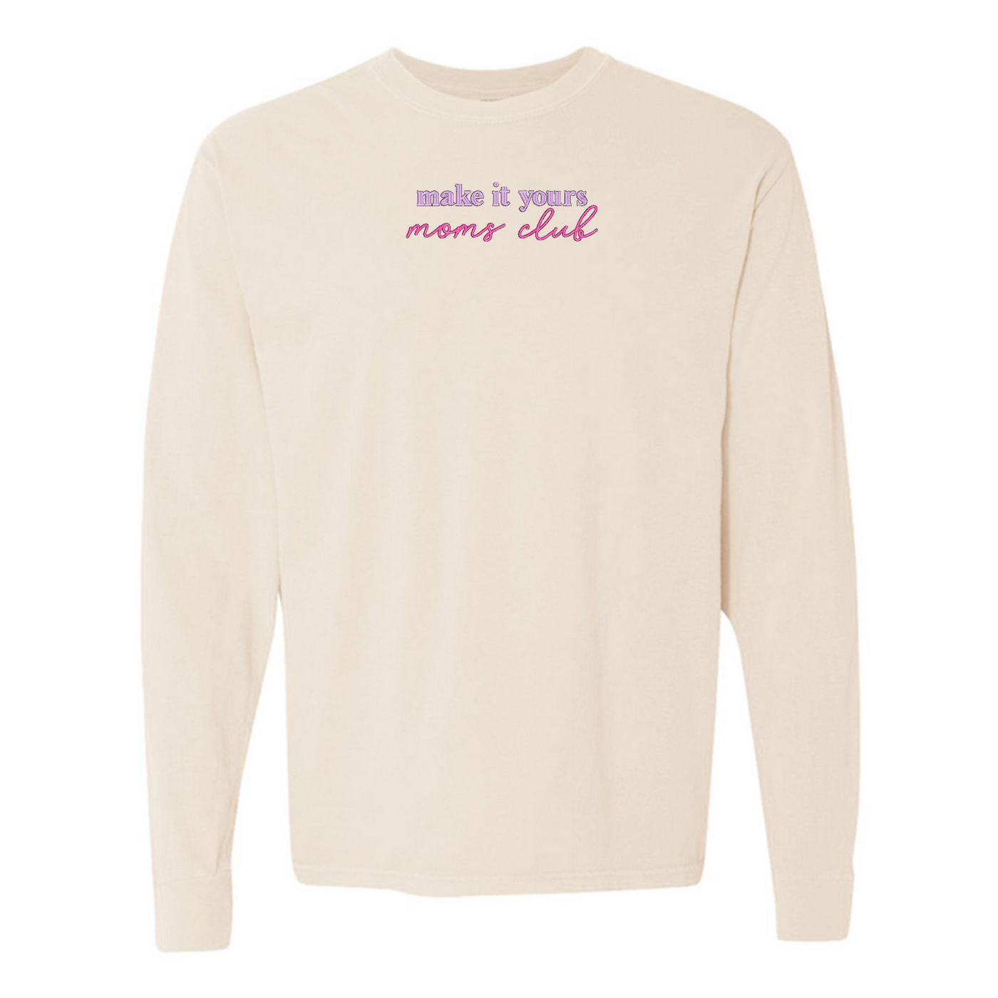 Make It Yours™ 'Moms Club' Long Sleeve T-Shirt