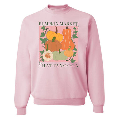 Monogrammed 'Pumpkin Market' Crewneck Sweatshirt