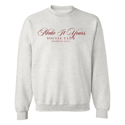 Make It Yours™ 'Social Club' Crewneck Sweatshirt