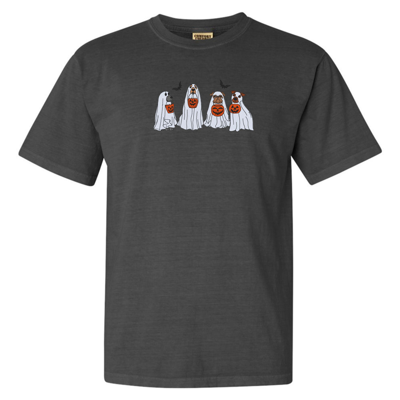 'Ghost Dogs' Embroidered T-Shirt