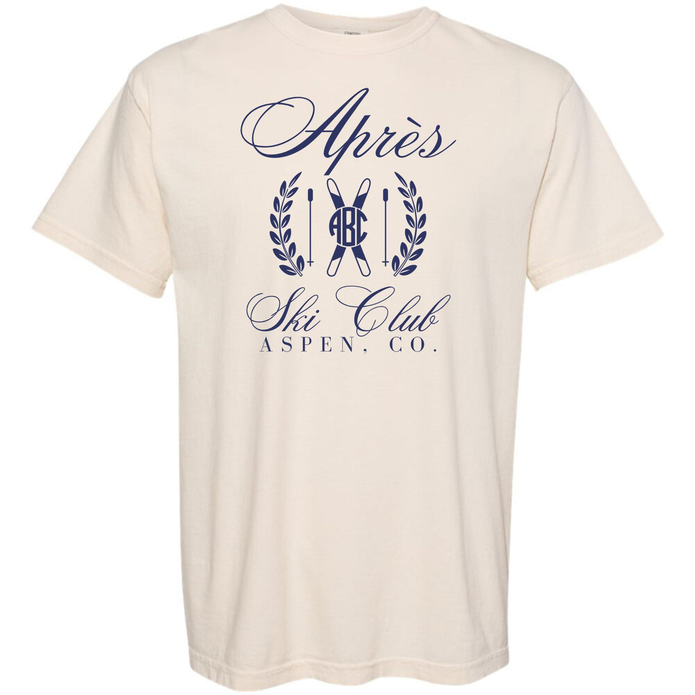 Monogrammed 'Apres Ski Club' T-Shirt