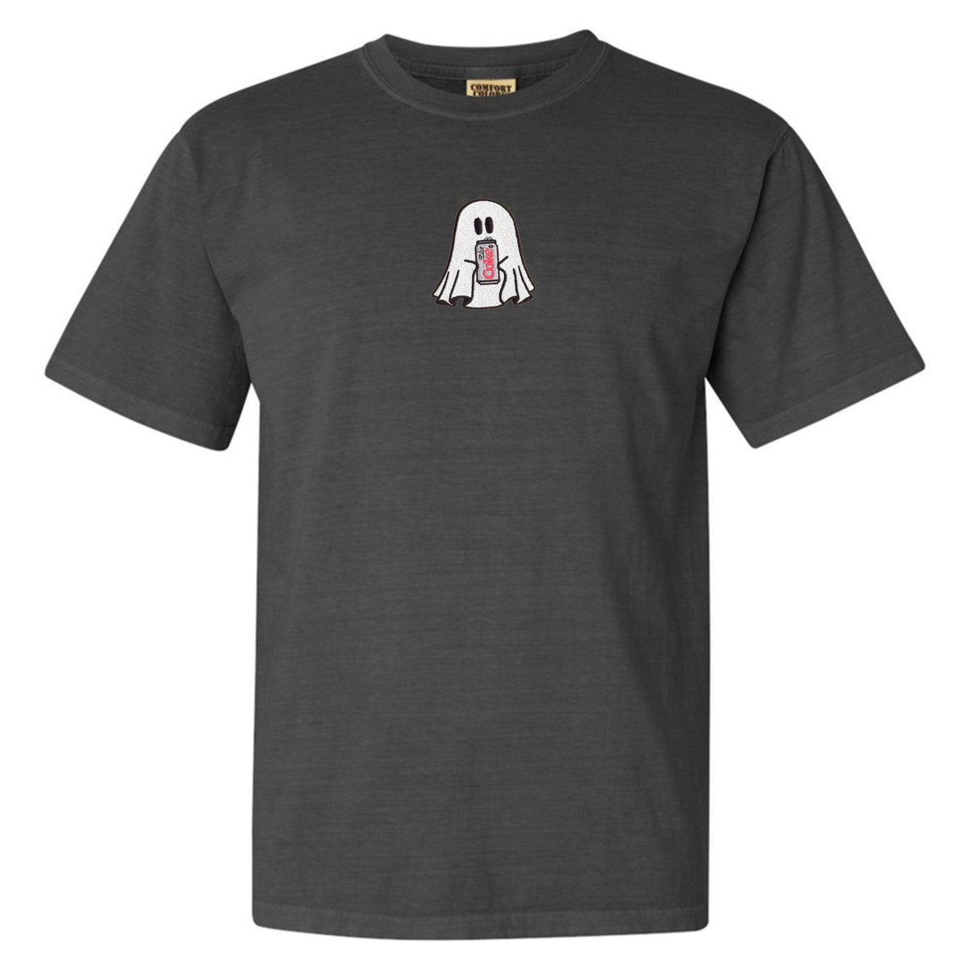 'Diet Coke Ghost' Embroidered T-Shirt