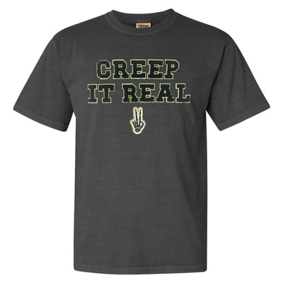 'Creep It Real' Letter Patch T-Shirt