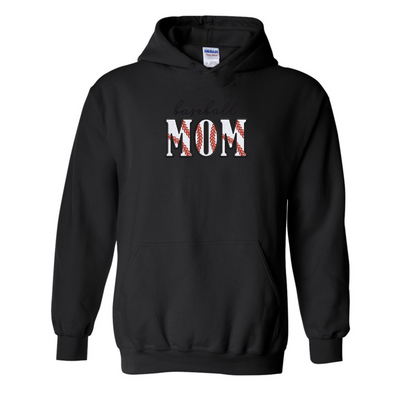 Glitter Embroidery 'Baseball Mama/Mom' Embroidered Hoodie