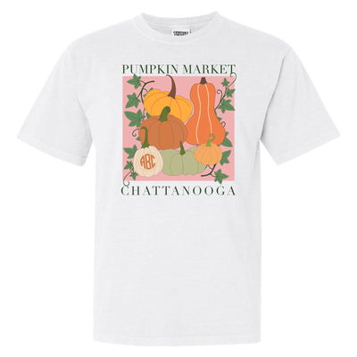 Monogrammed 'Pumpkin Market' T-Shirt