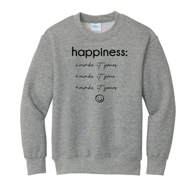 Kids Make It Yours™ 'Happiness Checklist' Crewneck Sweatshirt