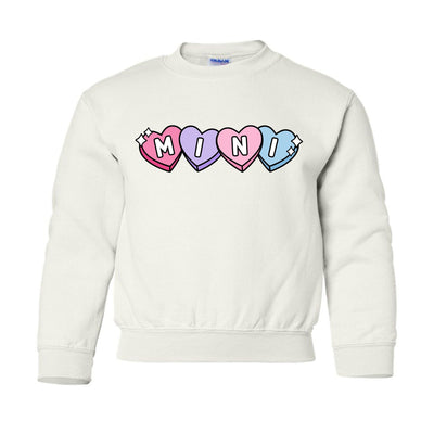 Kids 'Candy Hearts Mini' Crewneck Sweatshirt