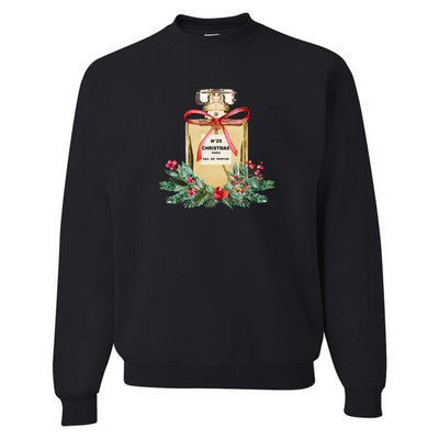 Number 25 Christmas Perfume Crewneck Sweatshirt