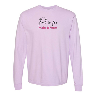 Make It Yours™ 'Fall Is For' Long Sleeve T-Shirt
