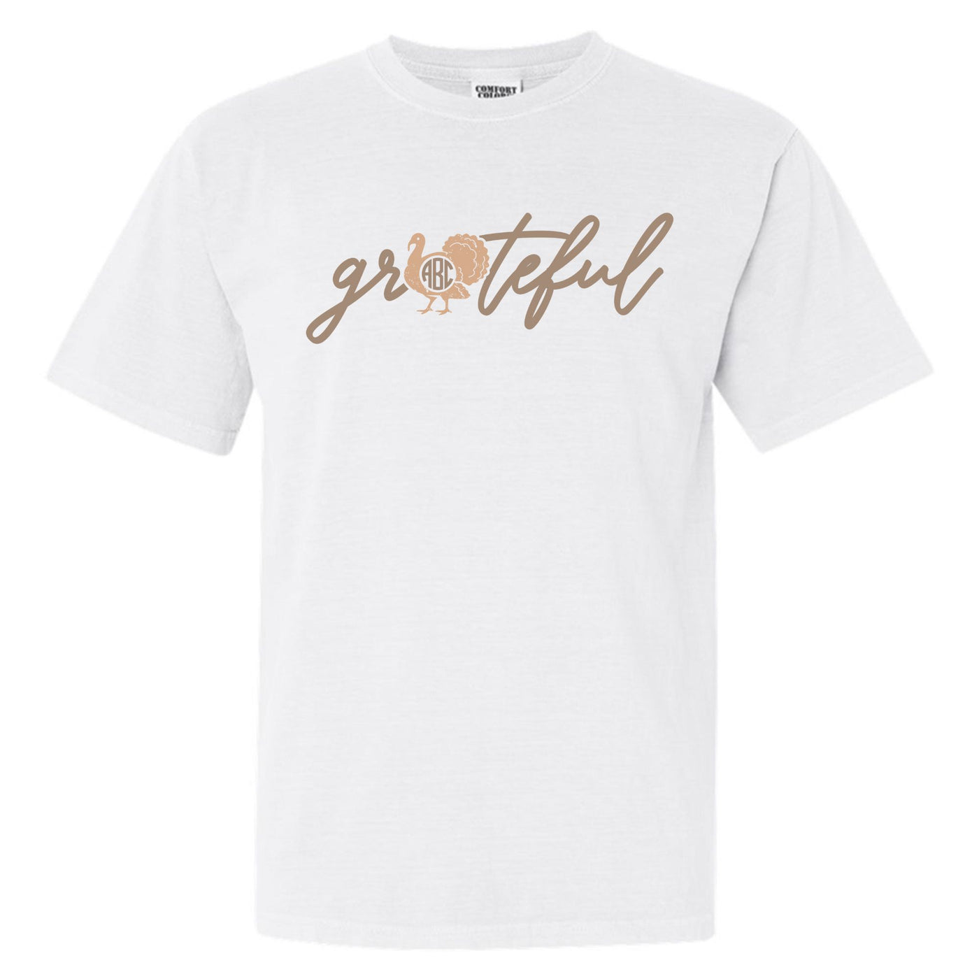 Monogrammed 'Grateful' T-Shirt