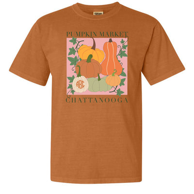 Monogrammed 'Pumpkin Market' T-Shirt