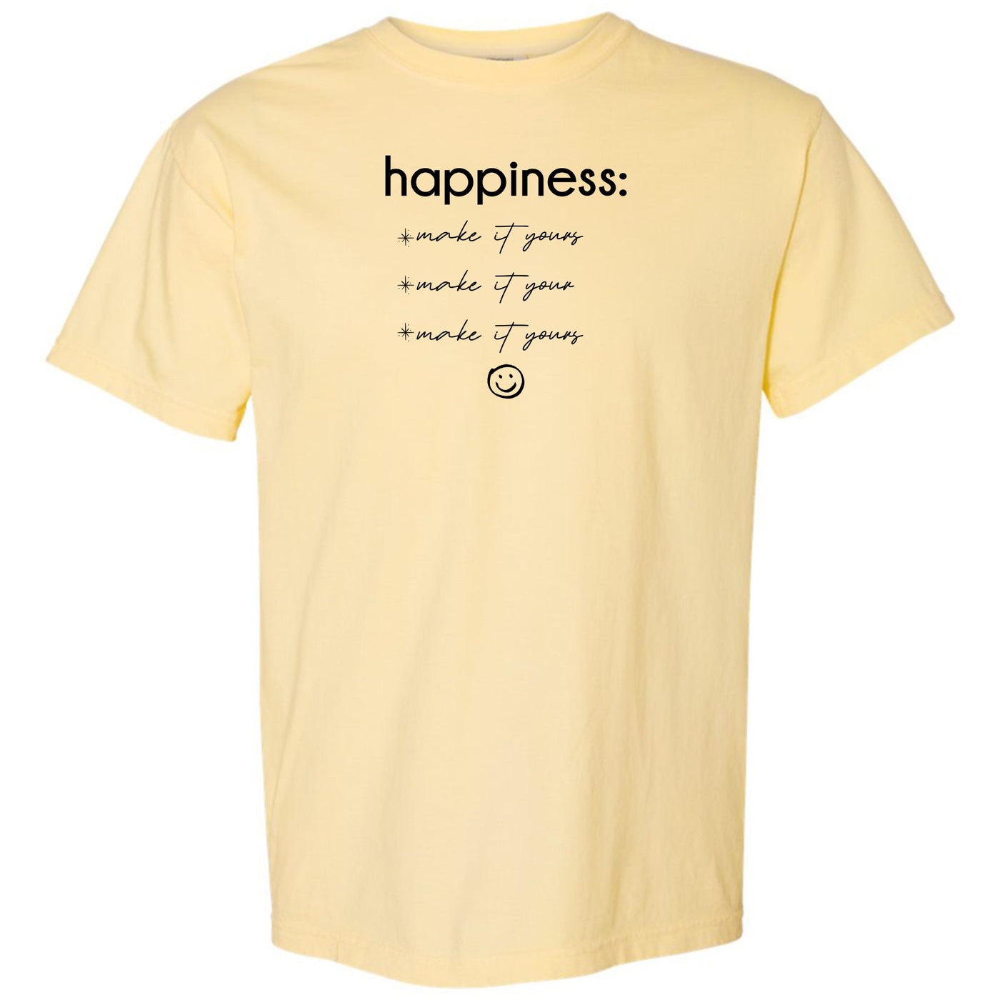 Make It Yours™ 'Happiness Checklist' T-Shirt