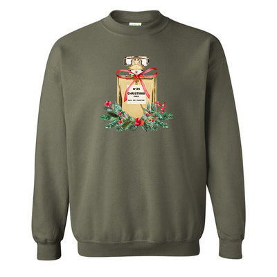 Number 25 Christmas Perfume Crewneck Sweatshirt