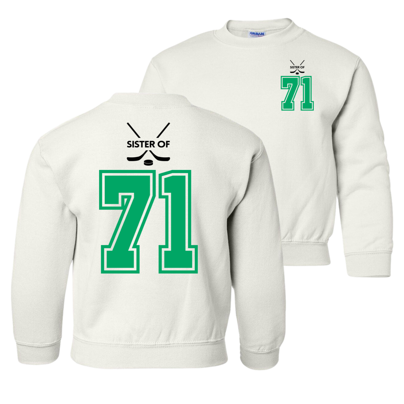 Kids Make It Yours™ 'Sports Fan' Front & Back Sweatshirt