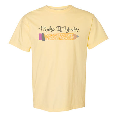 Make It Yours™ 'Floral Pencil' T-Shirt