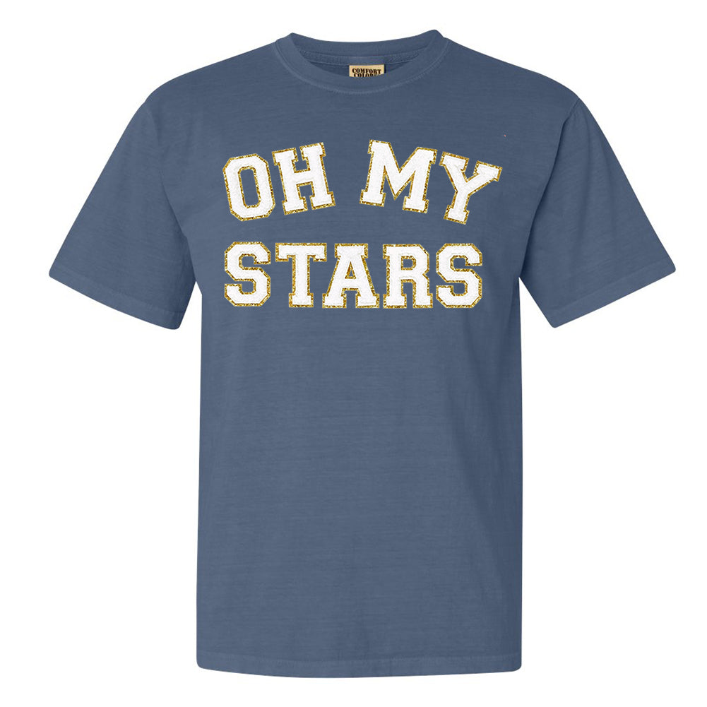 Oh My Stars Letter Patch T-Shirt