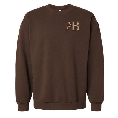 Monogrammed American Apparel Crewneck Sweatshirt