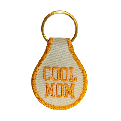 Cool Mom Embroidered Key Tag