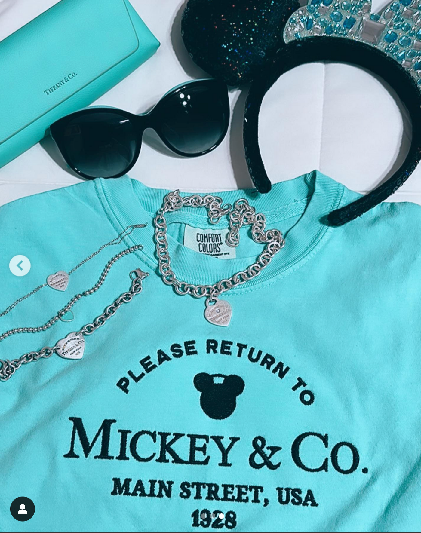 Return To Mickey & Co. Embroidered T-Shirt