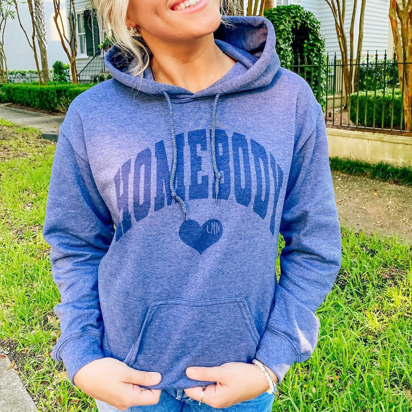 Monogrammed 'Homebody' Hoodie