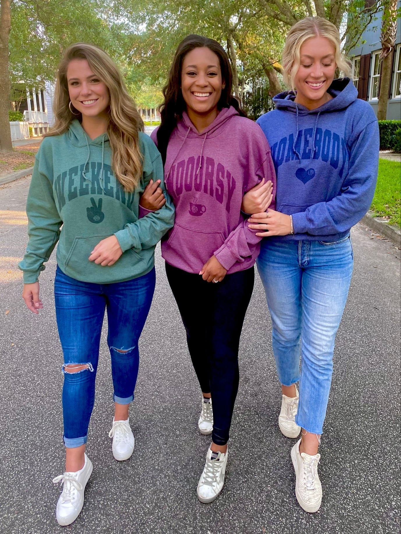 Monogrammed 'Homebody' Hoodie