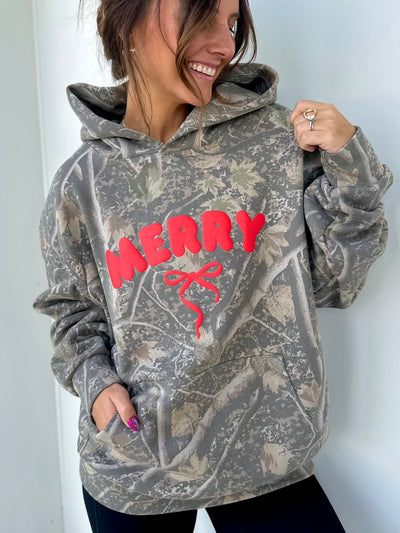 PUFF 'Christmas Cutie' Camo Hideaway Hoodie