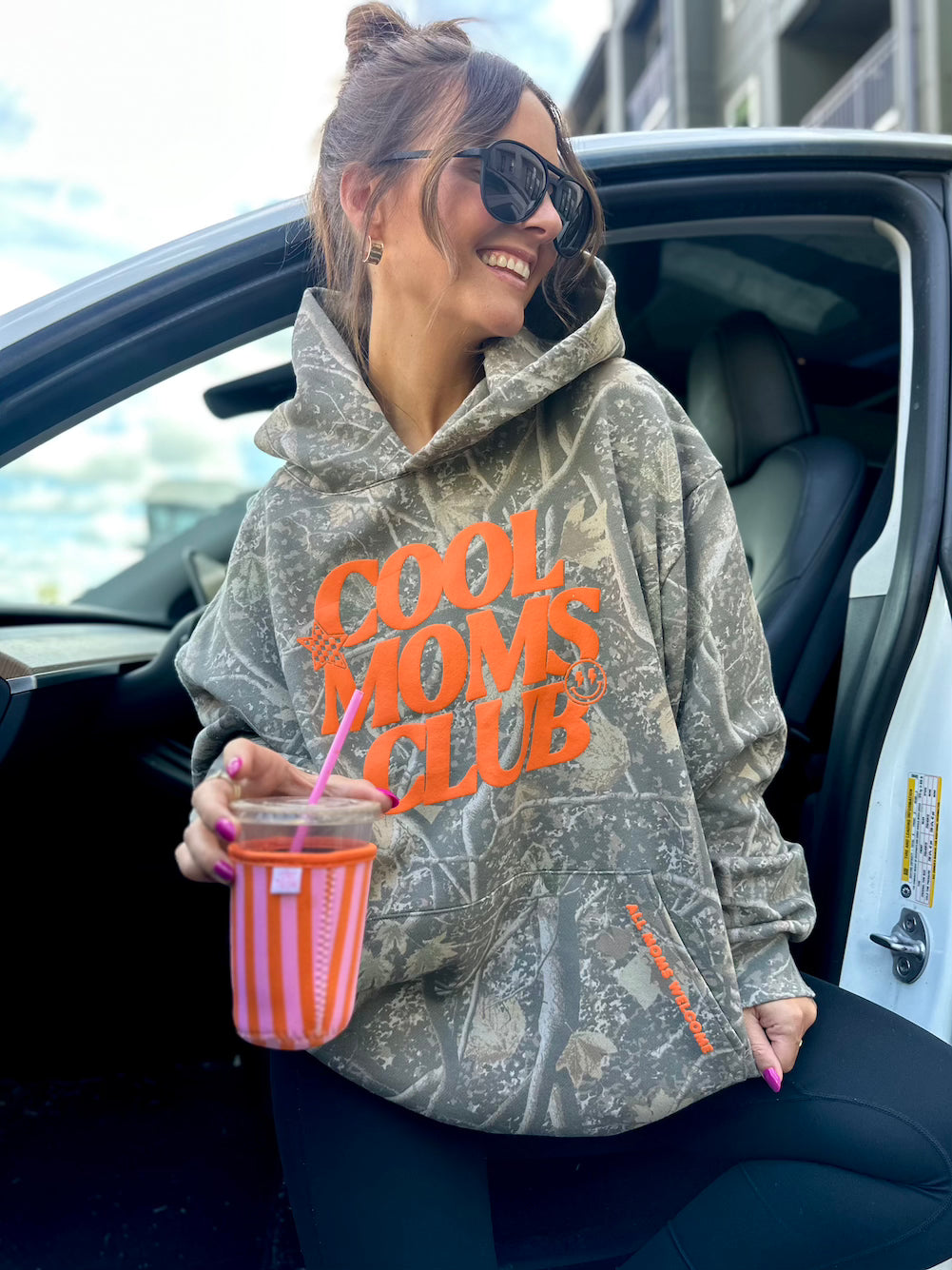 PUFF 'All Moms Welcome' Camo Hideaway Hoodie