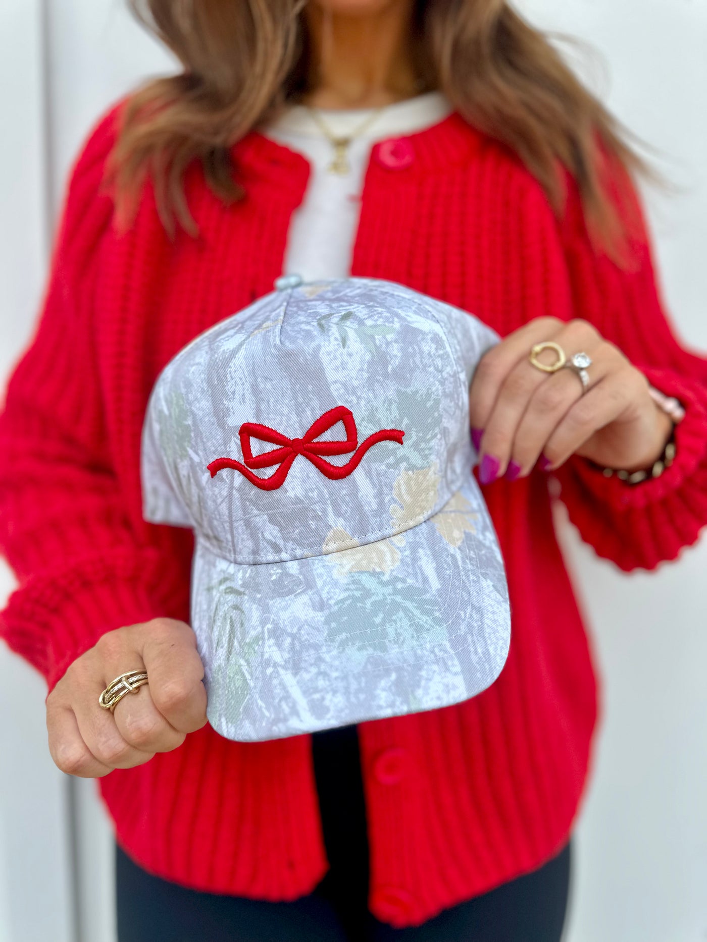 The Coquette Camo Hat