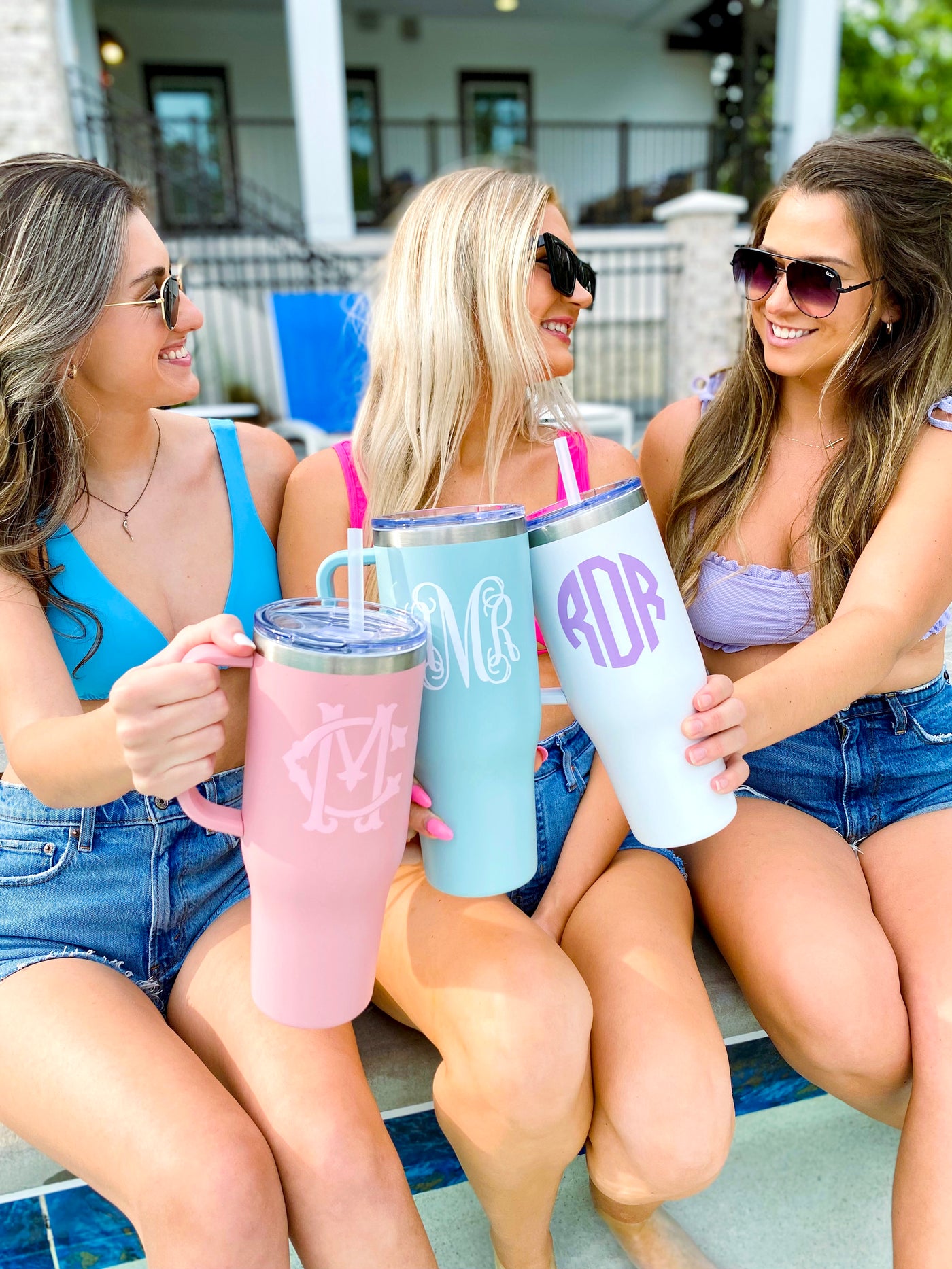 Monogrammed 40 oz Tumbler