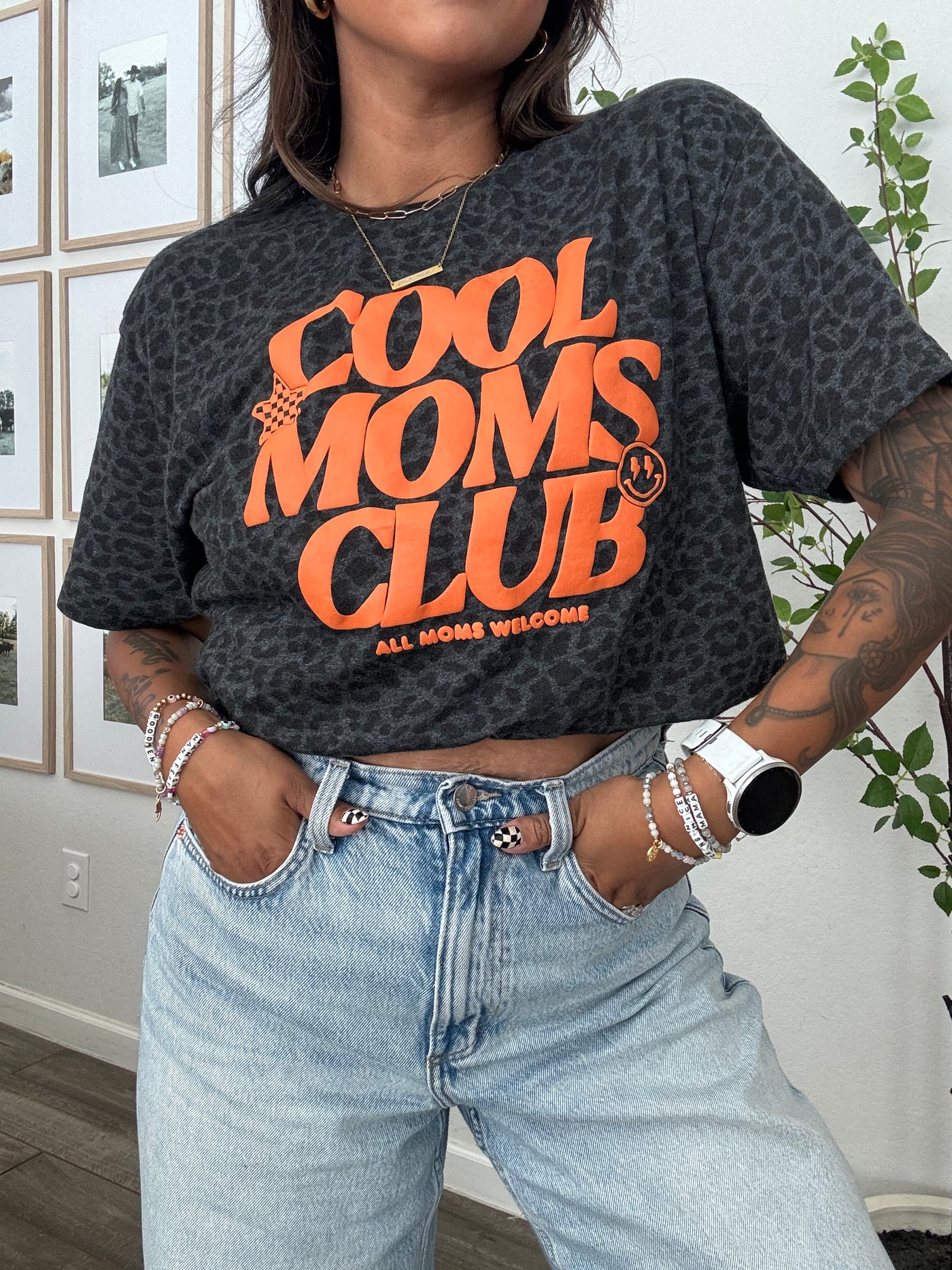 PUFF 'All Mom's Welcome' Realtree Camo/Leopard T-Shirt