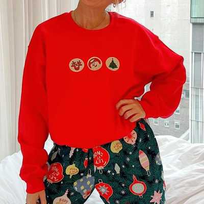 ‘For the Designated Cookie Baker’ Embroidered Crewneck Sweatshirt