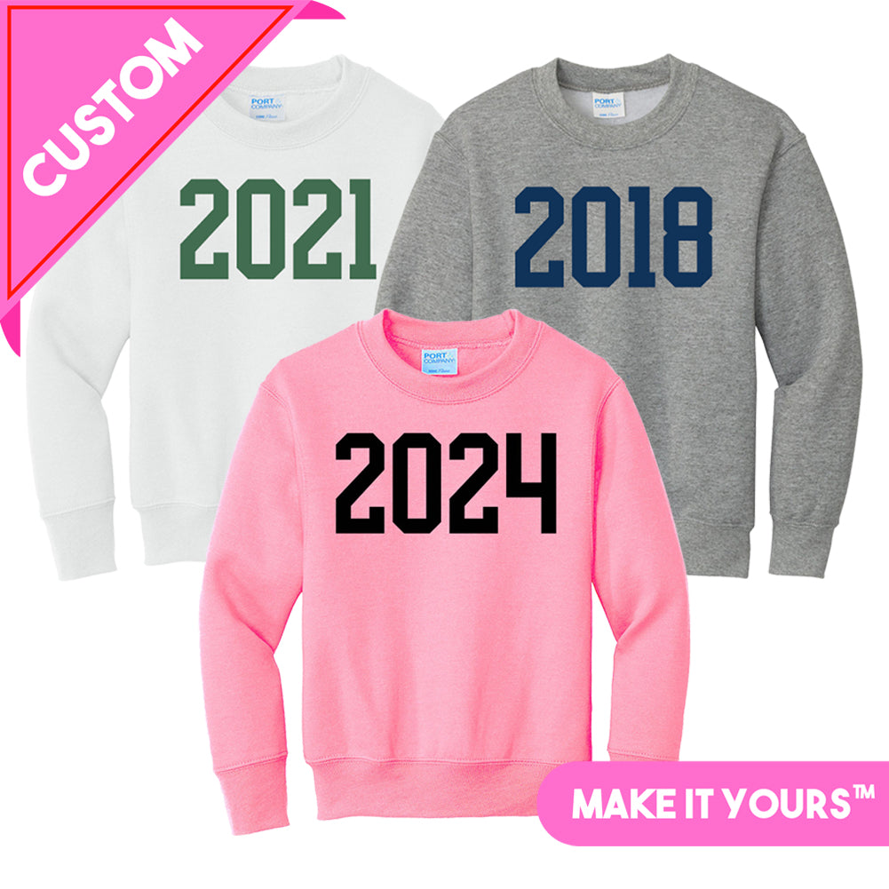 Kids Make It Yours™ 'Year' Crewneck Sweatshirt